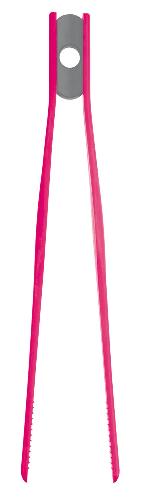 Image of Kitchencraft Colourworks Silicone Tweezer Tongs In Pink