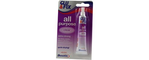 Image of Bostik All Purpose Clear Glue 20ml Pack Of 6 80207