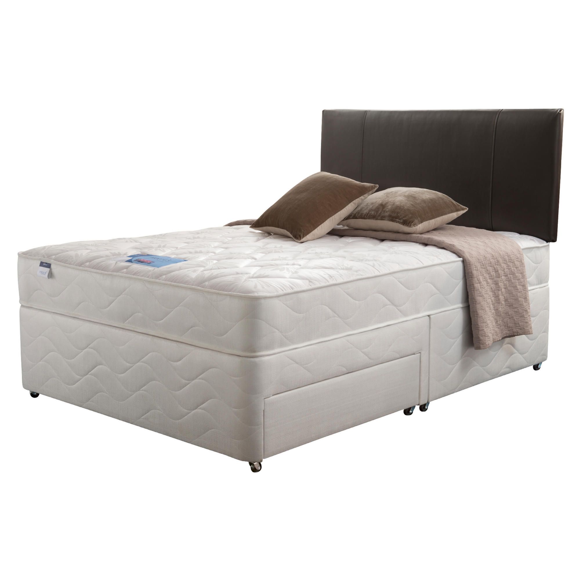 Silentnight Miracoil Kingston King Non Storage Divan set at Tescos Direct