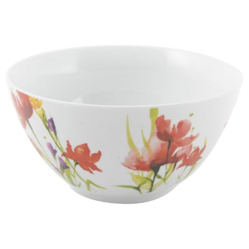 Image of Tesco Meadow Flower Cereal Bowl