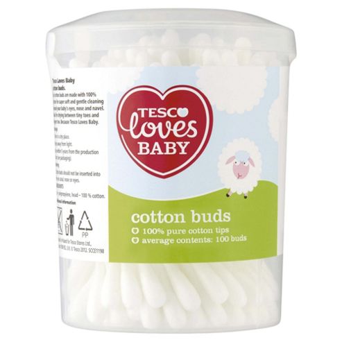 Image of Tesco Loves Babycotton Buds 100