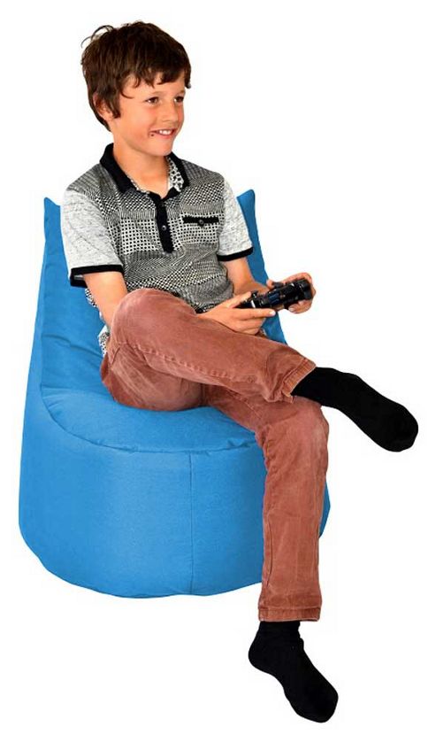 Image of Valufurniture Large Gamer Light Blue Bean Bag