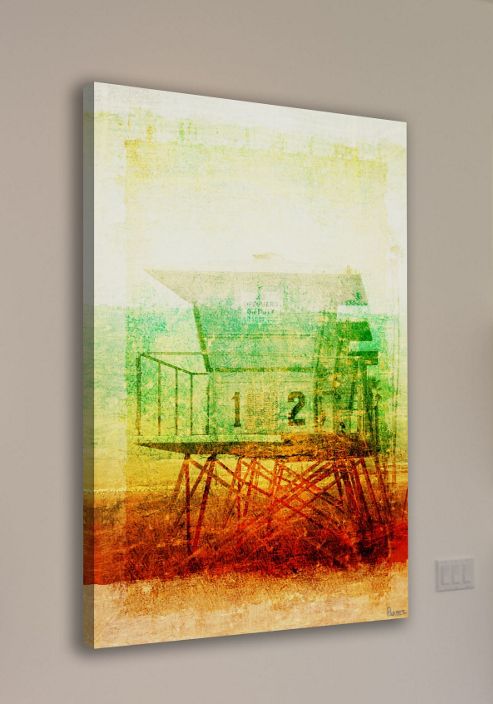 Image of Parvez Taj Lifeguard Social Canvas Wall Art - 45 Cm H X 30 Cm W X 5 Cm D