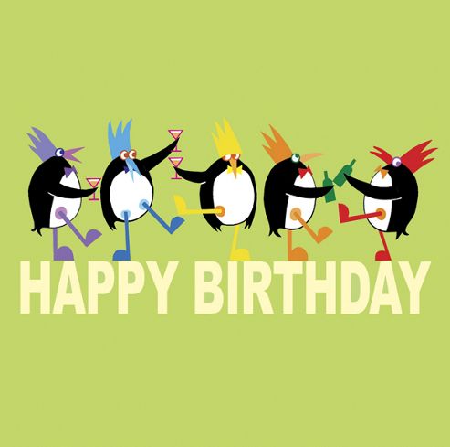 Image of Holy Mackerel Greetings Card-happy Birthday, Party Celebration Card