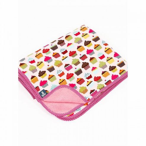 Image of Buggy Snuggle Fleece Blanket (cupcakes)