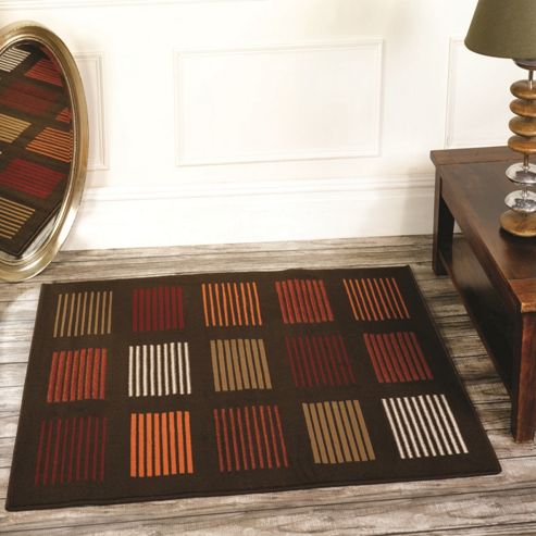 Image of Element 5861 Brown/orange 80x150 Cm Rug