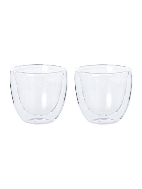 Image of Linea Set Of 2 Double Walled Espresso