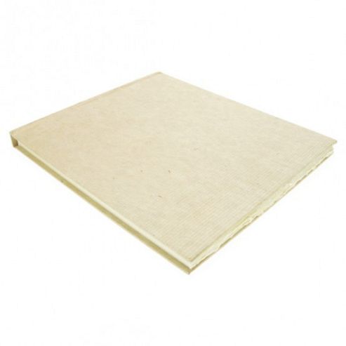 Image of Handmade Paper Hardback Sketchbook Large, White Smooth, 21cm X 25cm. 210gsm
