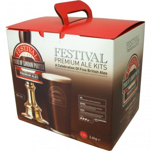 Image of Festival 40 Pint Home Brew Beer Kit - Pride Of London Porter