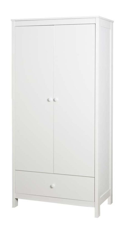 Image of Kitty Doube Wardrobe, White