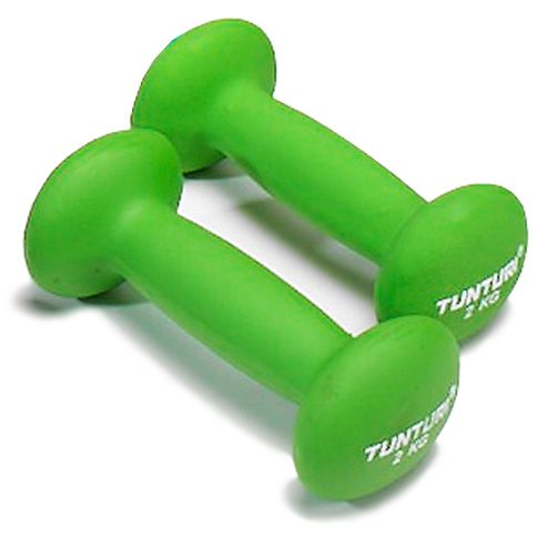 Image of Tunturi Neoprene Dumbbells Hand Weights - 2 X 2.0kg