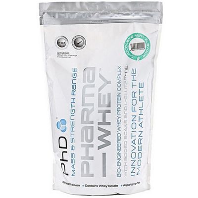 PhD Pharma Whey HT+ Mass & Strength Protein Powder - Chocolate Cookie 908g