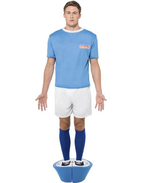 Image of Subbuteo Blue Strip - Adult Costume Size: 38-40
