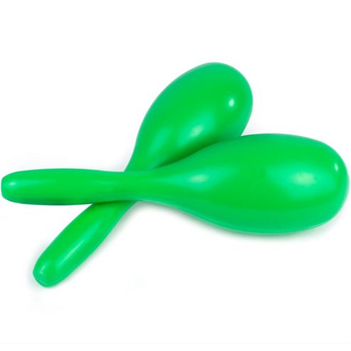 Image of Tiger Full Plastic Maracas - Green