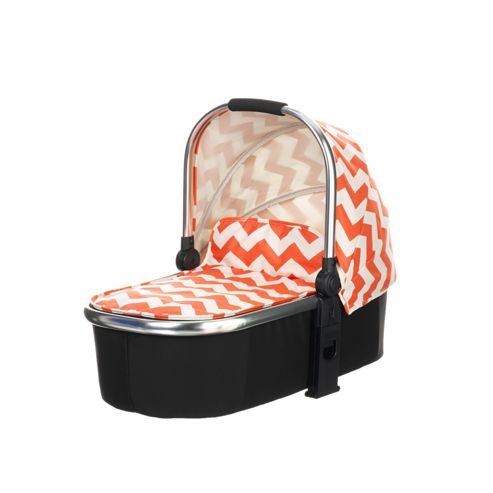 Image of Obaby Chase Carrycot - Zigzag Orange