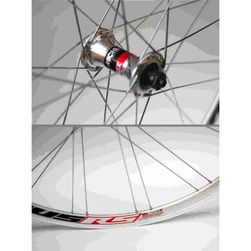 Image of Momentum Lite Strike (shimano) 700c Wheel: Silver Front