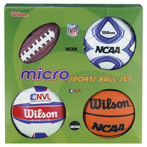 Image of Wilson Micro Sports 4 Ball Set