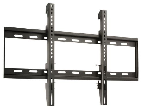 Image of Black Universal Super Thin Fixed Wall Mount Bracket Up To 55 Inch