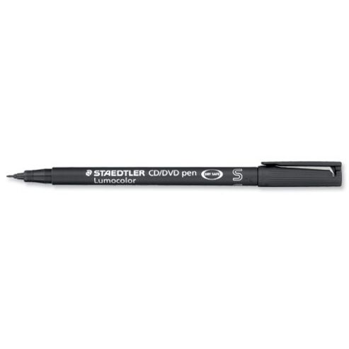 Image of Staedtler Lumocolor Cd/dvd Marker Pens Line 0.4mm Black