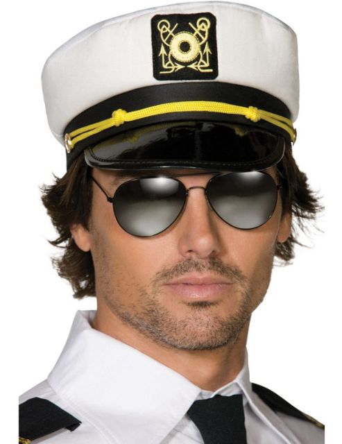 Image of Peaked Ship Captain Cap