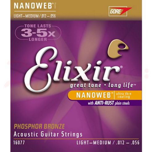 Image of Elixir Pb Nanoweb Strings Light/medium