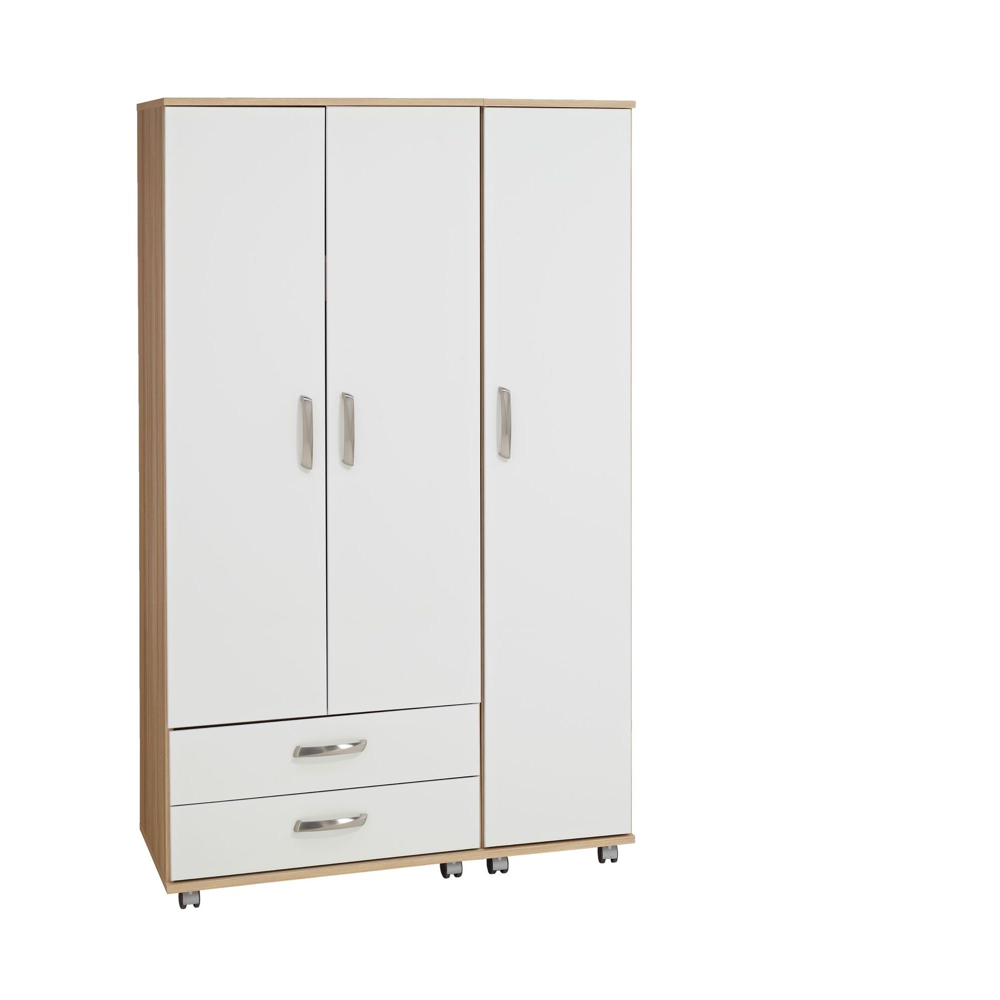 Ideal Furniture Regal 3 Door Wardrobe in white at Tesco Direct