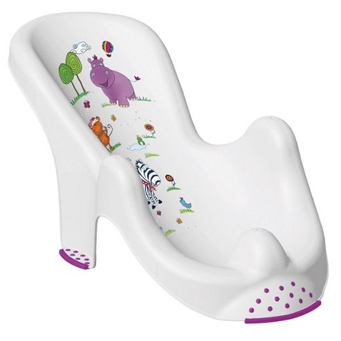 Image of Hippo Baby Bath Support White