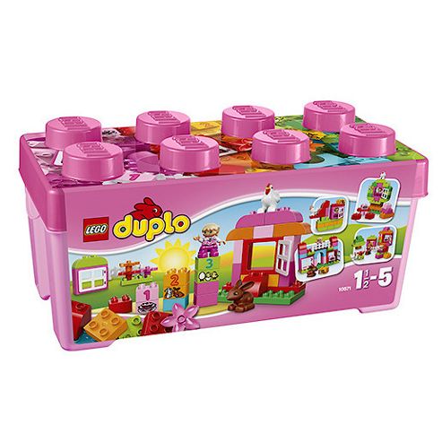 Image of Lego Duplo Pink All-in-one Box Of Fun - 10571