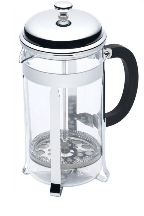 Image of Kitchen Craft Kclxpress8cp Cafetiere 8cup Chrome Plt