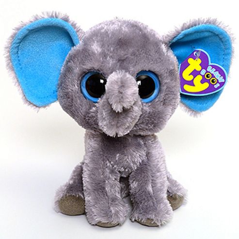 Image of Ty Beanie Boo 6" Plush - Elephant Blue Ears Peanut