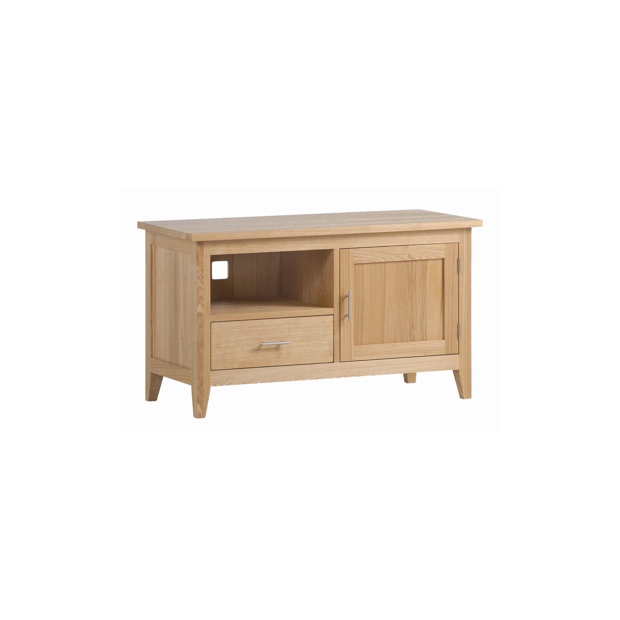 Kelburn Furniture Carlton Ash Wooden TV Cabinet with Cabinet Door at Tesco Direct