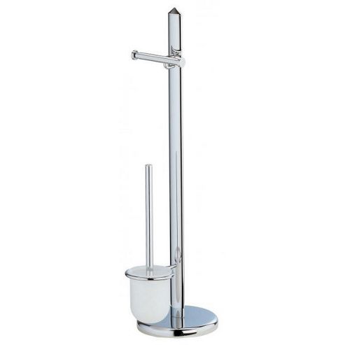 Image of Sanwood Mistral Toilet Brush Set In Chrome
