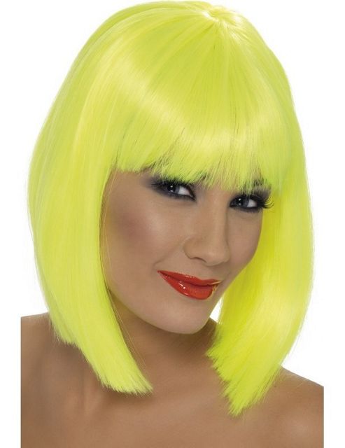 Image of Glam Wig Neon Yellow
