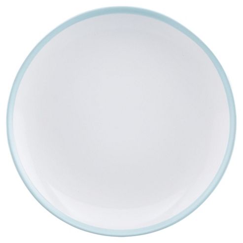 Image of Tesco Two Tone Stoneware Dinner Plate, Duck Egg