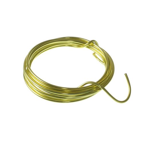 Image of Aluminium Wire - 2.0mm - 2mt - Lemon