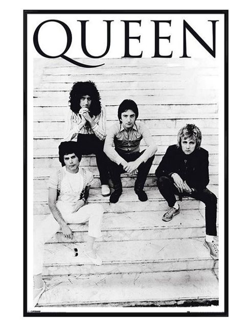 Image of Gloss Black Framed Queen Another One Bites The Dust Poster