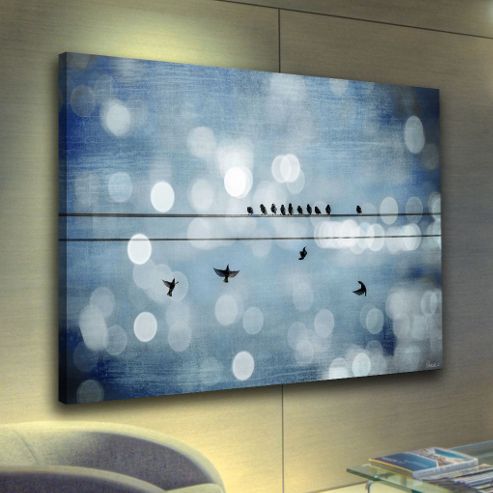 Image of Parvez Taj Hanging Out 2 Canvas Wall Art - 41 Cm H X 61 Cm W X 5 Cm D