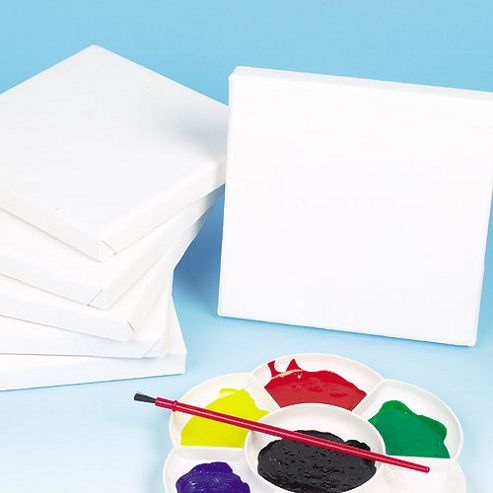 Image of Kids Crafts Mini Painting Canvases (pack Of 3)
