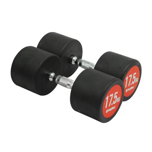 Image of Bodymax Pro V3 Rubber Dumbbells - 17.5kg