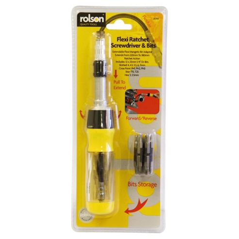 Image of Rolson Flexi Ratchet Screwdriver