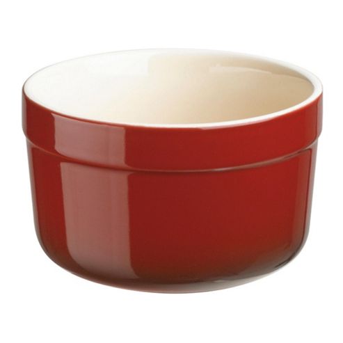Image of Denby Cherry Ceramic Ramekins, 2 Pack, Red