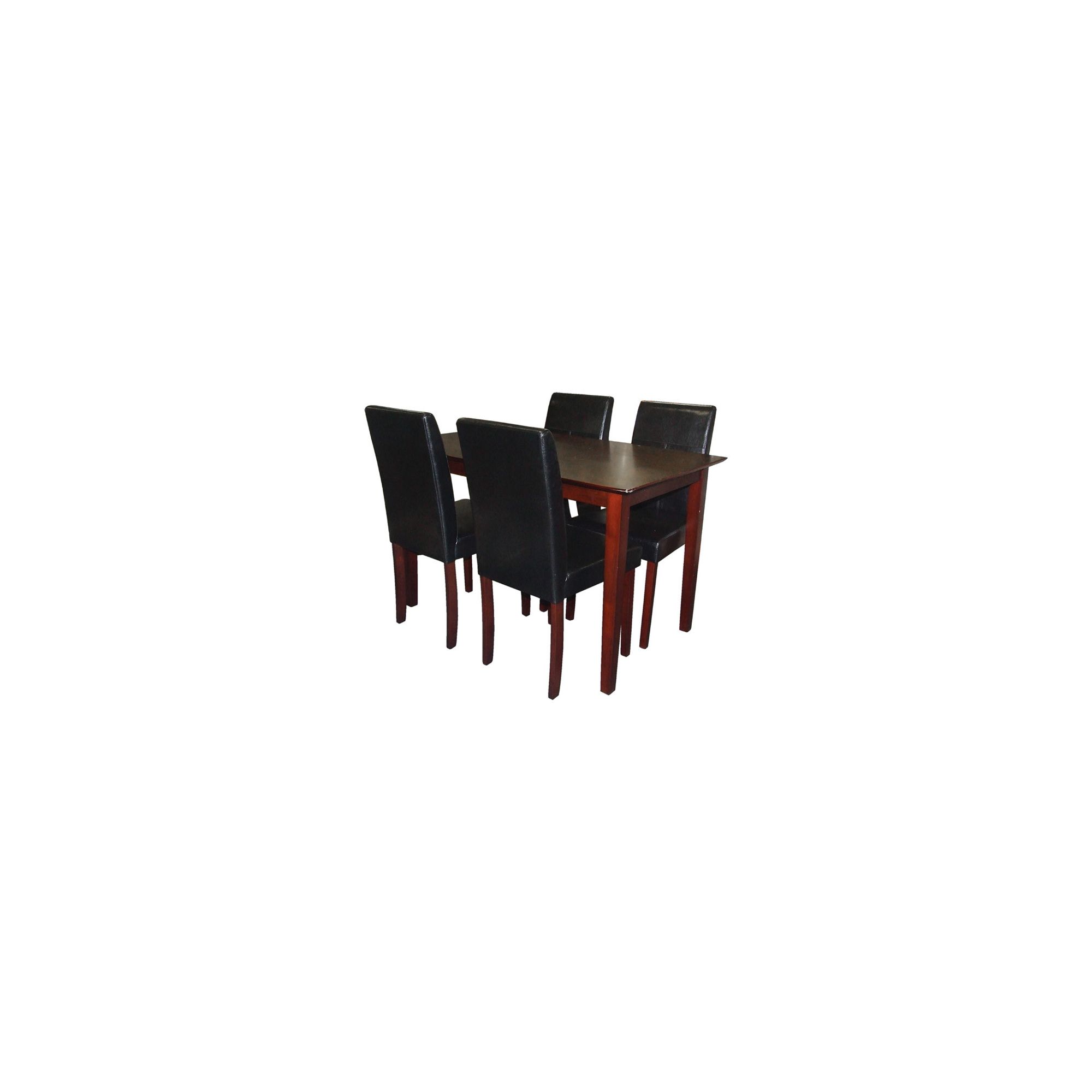 Premier Housewares 5 Piece Dining Set - Black at Tesco Direct