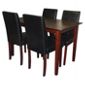 Premier Housewares 5 Piece Dining Set - Black