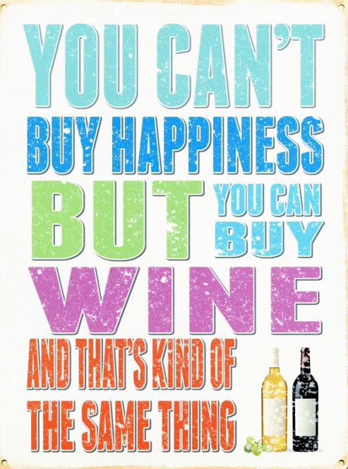 Image of You Can't Buy Happiness Tin Sign