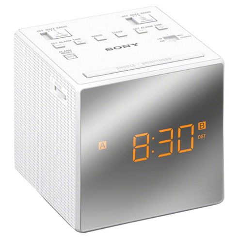 Image of Sony Icfc1t Clock Radio White