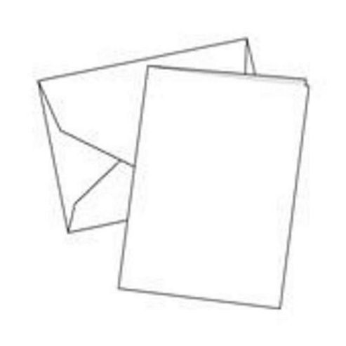 Image of Cards Single Fold A6 White 100 Pk