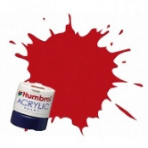 Image of Humbrol Acrylic - 14ml - Matt - No60 - Scarlet