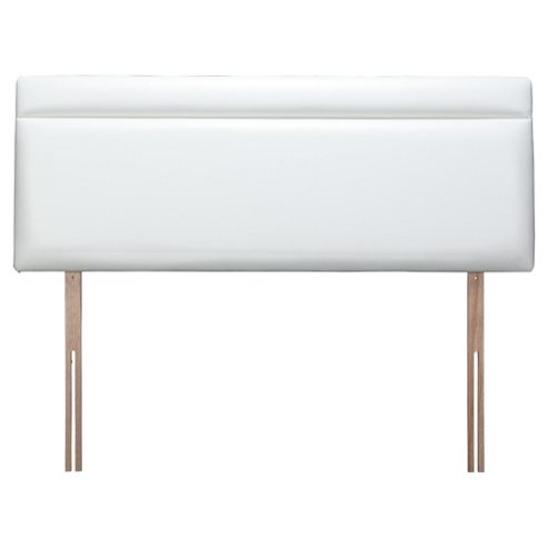 Image of Seetall Liberty Headboard White Faux Leather King