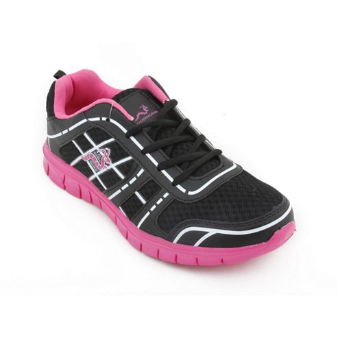 Woodworm Sports Fws Ladies Running Shoes  Trainers BlackPink Size 4