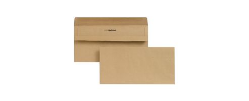 Image of New Guardian Envelope Dl 80gsm Manilla Self-seal Pack Of 1000 Recycled H25411